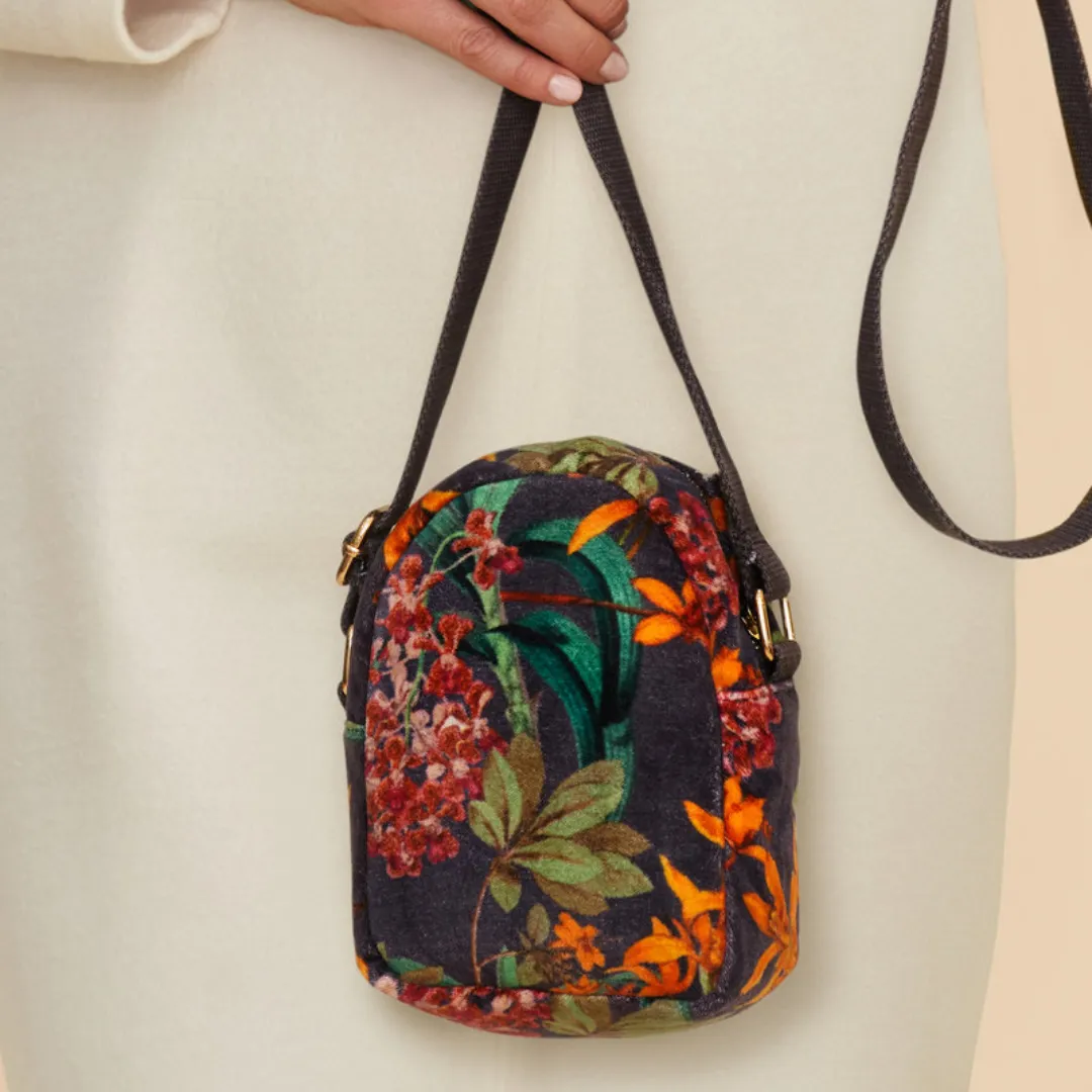 Velvet Crossbody Bag by Powder UK - Botany Bliss