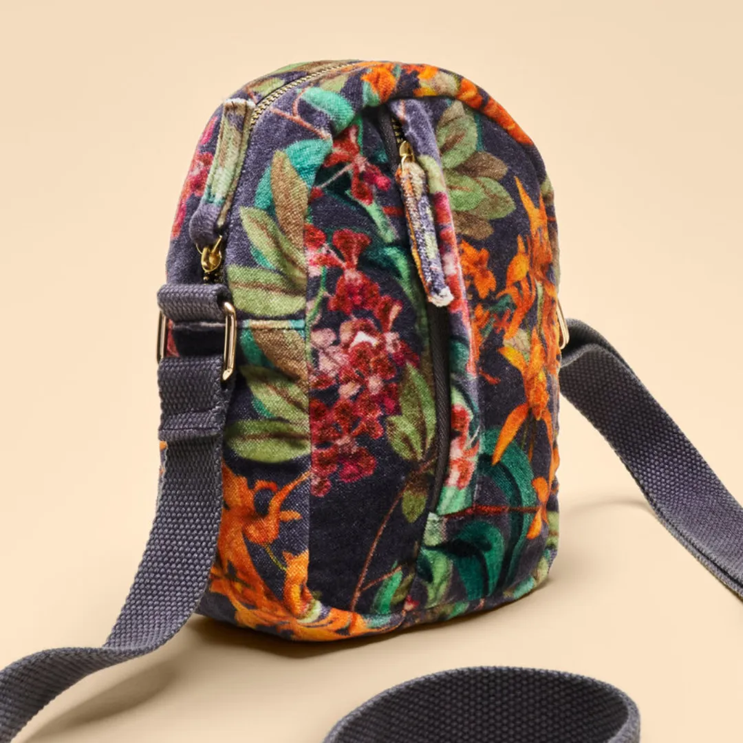 Velvet Crossbody Bag by Powder UK - Botany Bliss