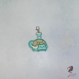 Water Turtle Chubby Kitty Keychain