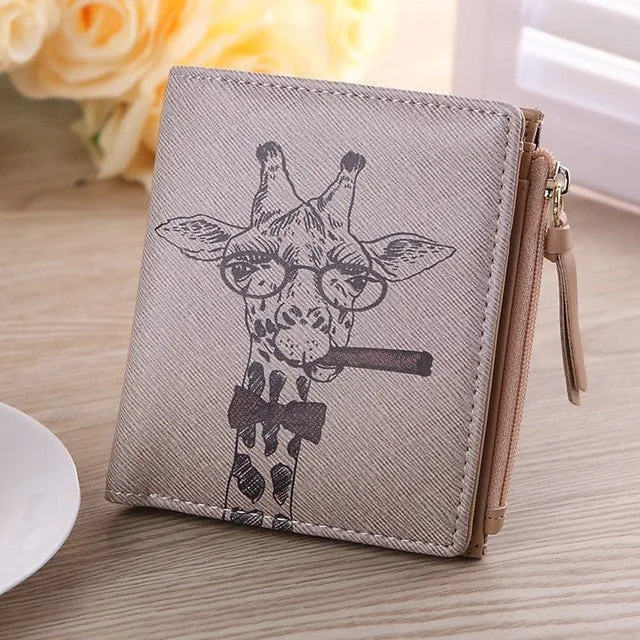 Women Vintage Flowers Coin Clip Purse Short Wallet Clutch Handbag Female Wallet Purse Clutch Card Holder Money Bag High Quality