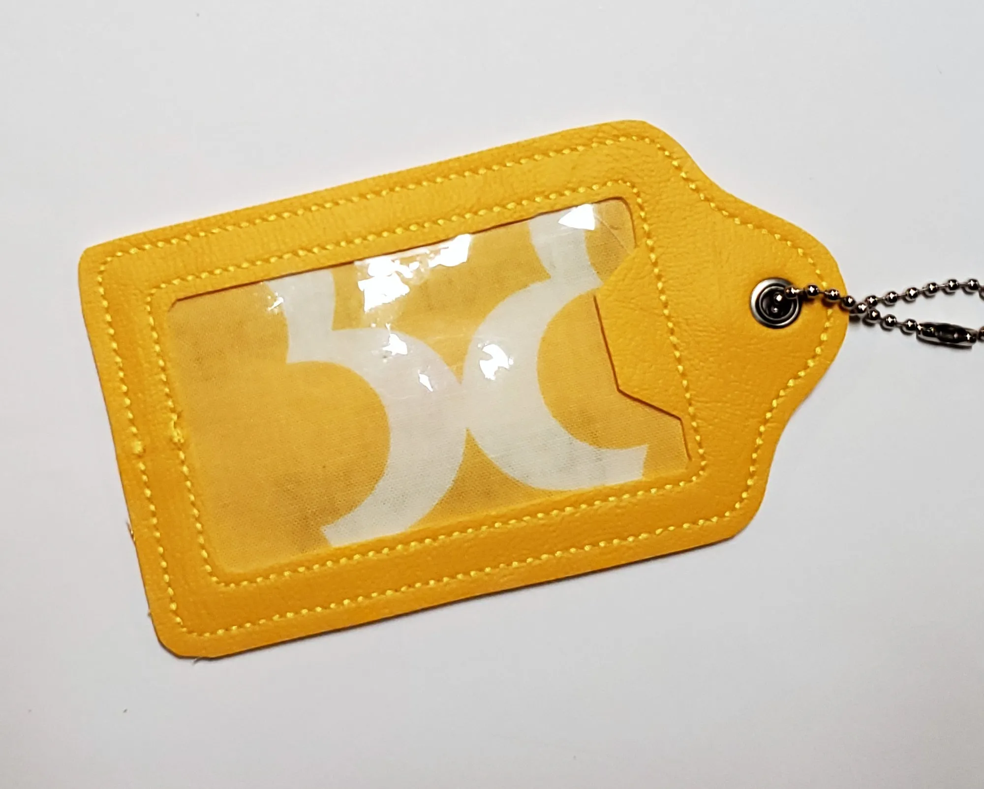 Yellow Medical Equipment Luggage Tag